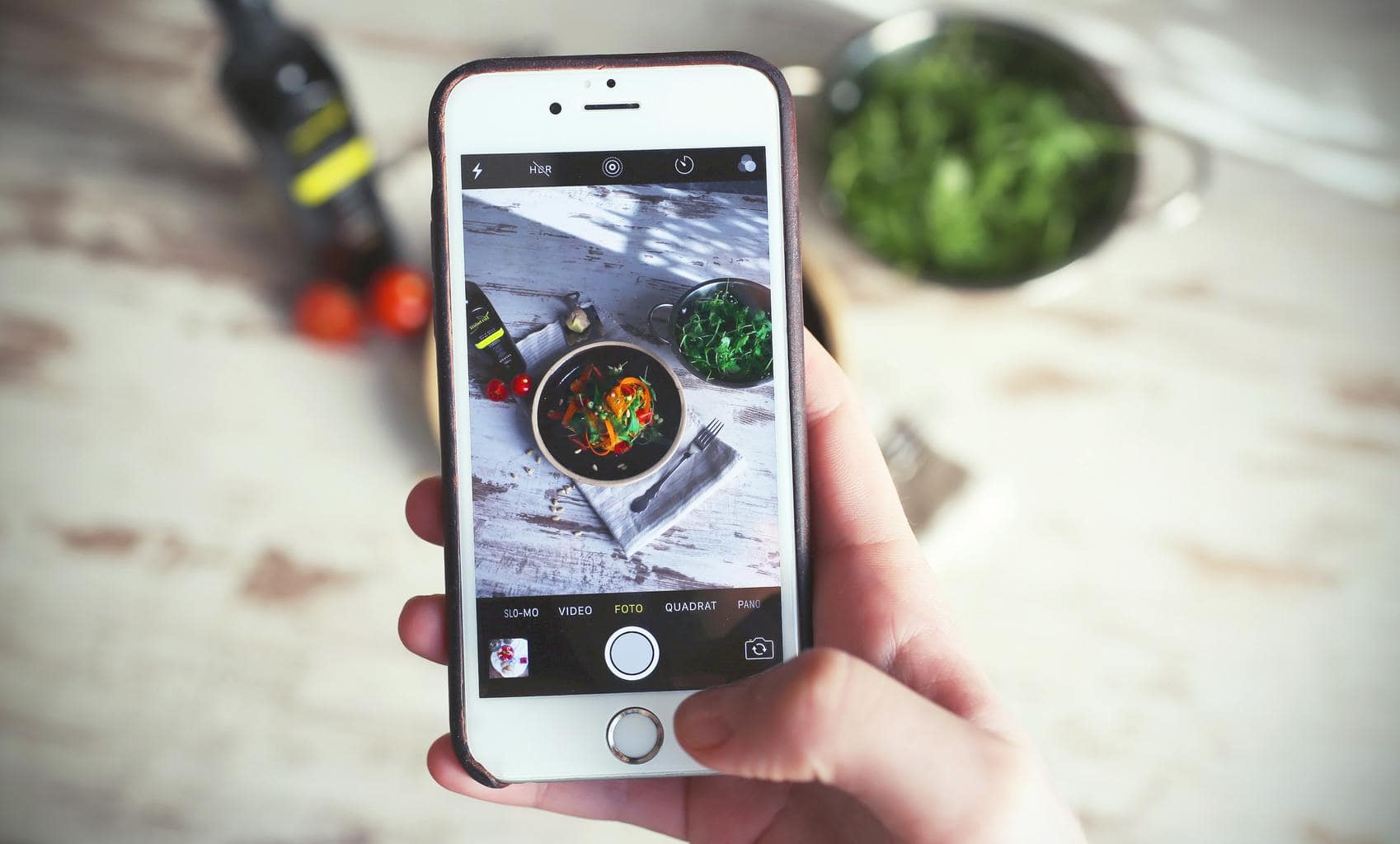 Fotografía gastronómica con móvil.