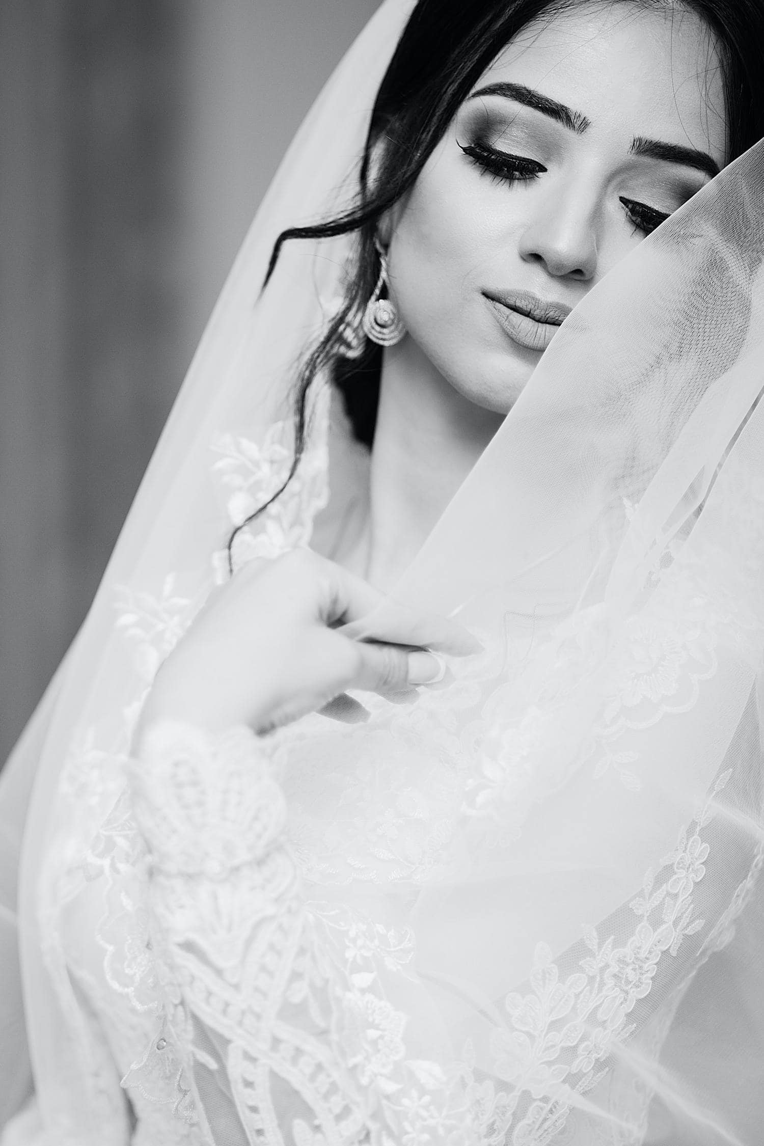 Retrato de novia fotografiado con un objetivo 85mm
