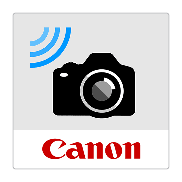 Logo de Camera Connect, aplicación de Canon para disparar en remoto