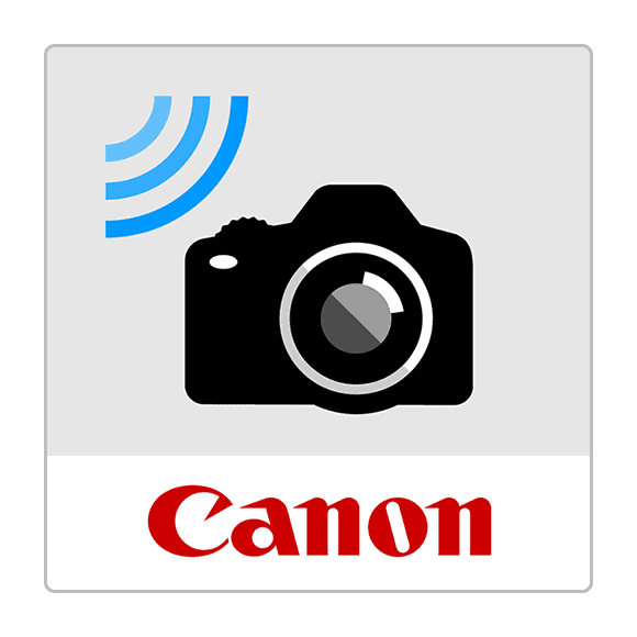 Logo de Camera Connect, aplicación de Canon para disparar en remoto