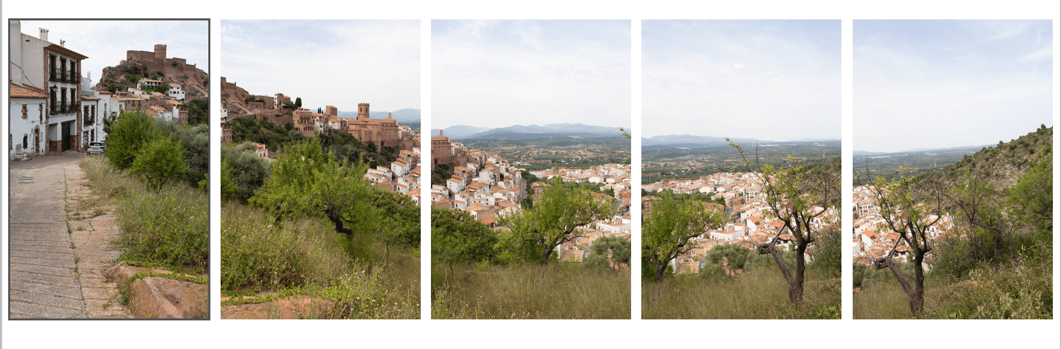 Capturas para montar panorámica en Lightroom