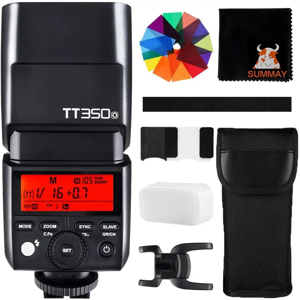 Godox TT350 O flash externo para equipo Olympus