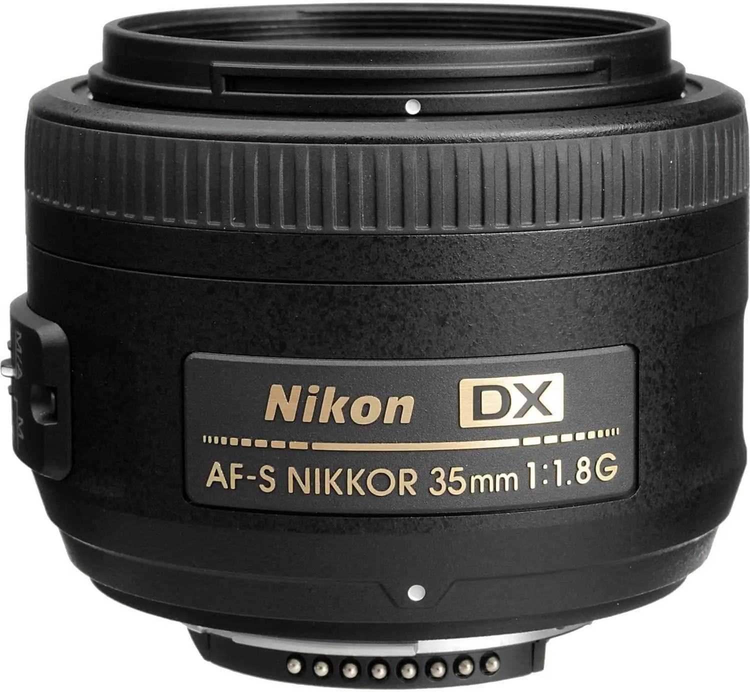 Objetivo Nikon de 35mm recomendado para retratos de plano medio.