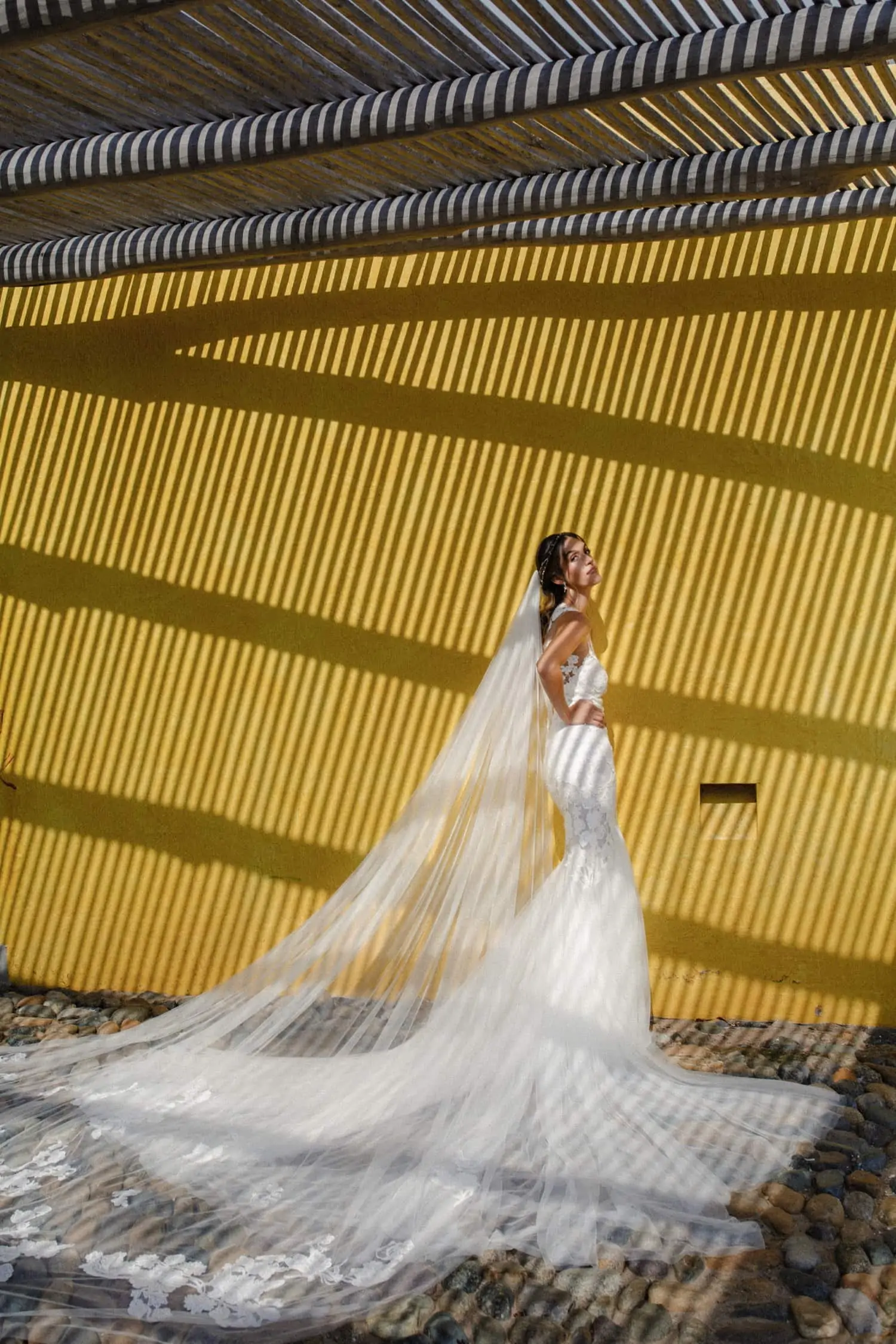 Bride photographed by Mexican photographer