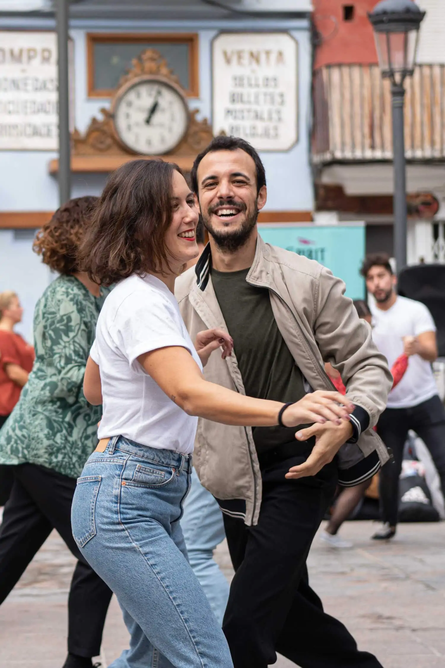 dance couple captured with the sony ZV-E10 and 50mm