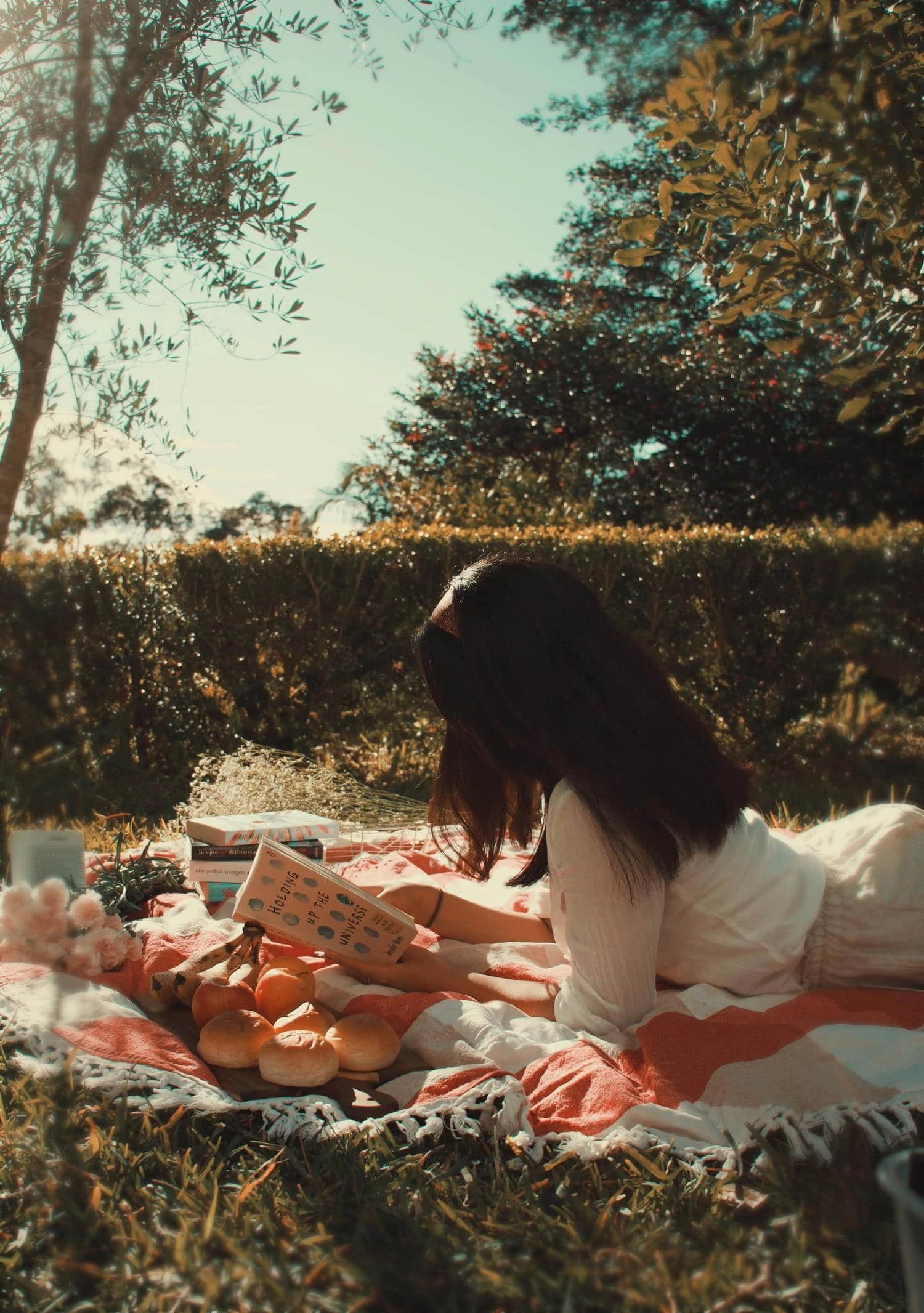 picnic portrait garden