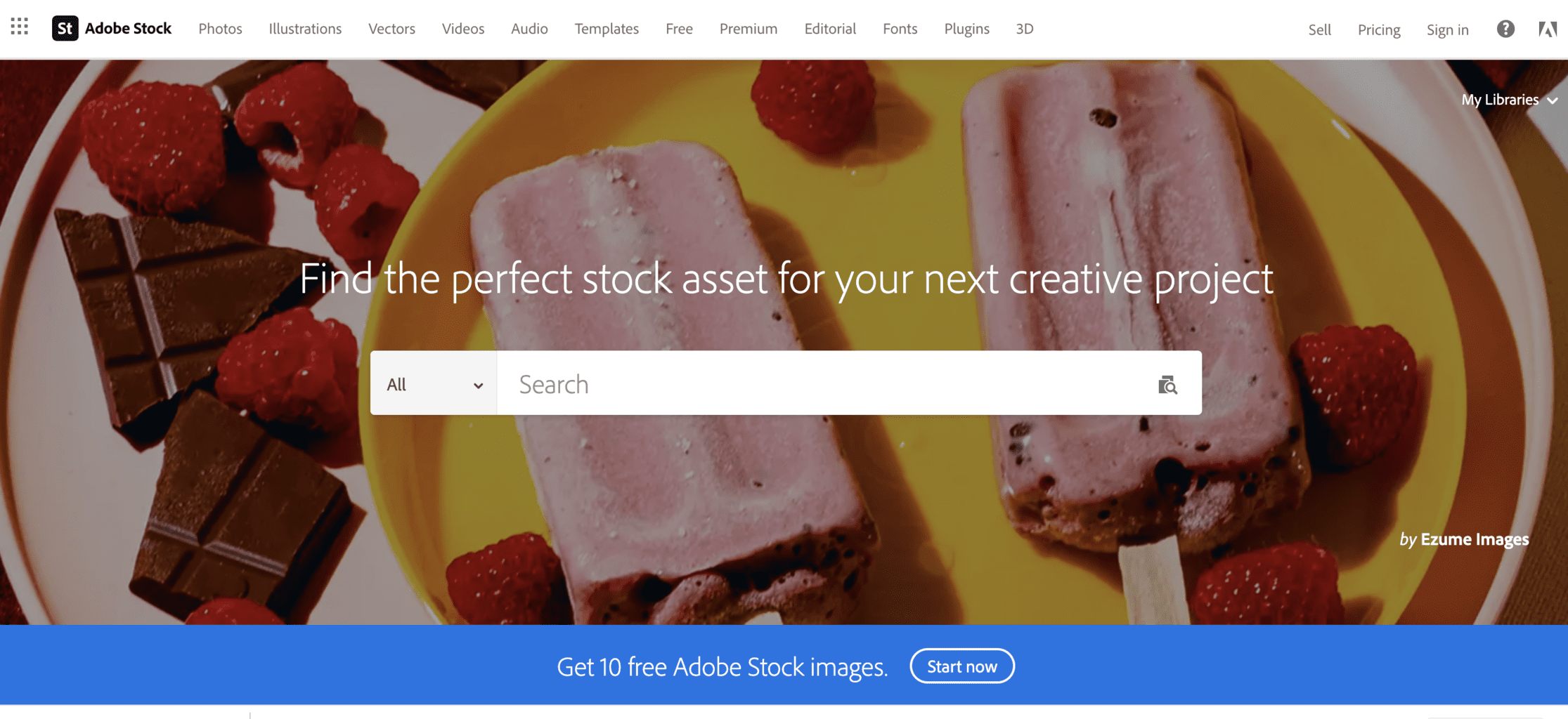 adobe stock banco imágenes