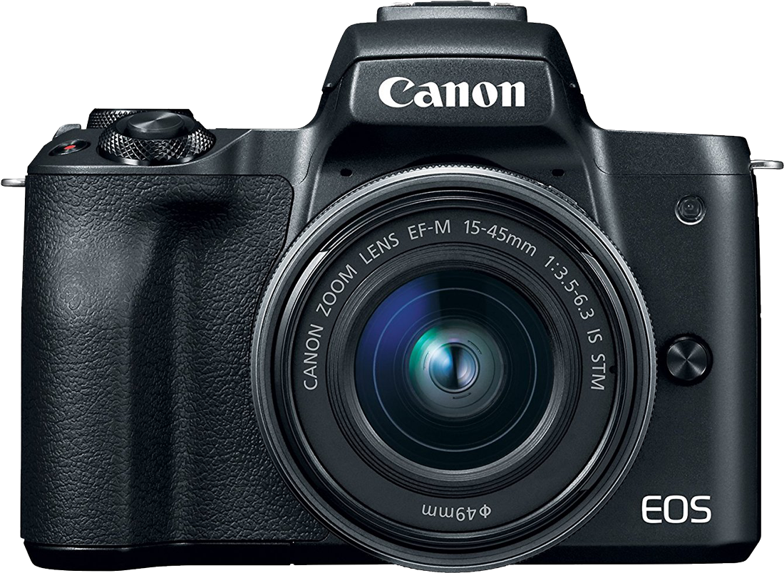 Canon EOS M50 vista frontal