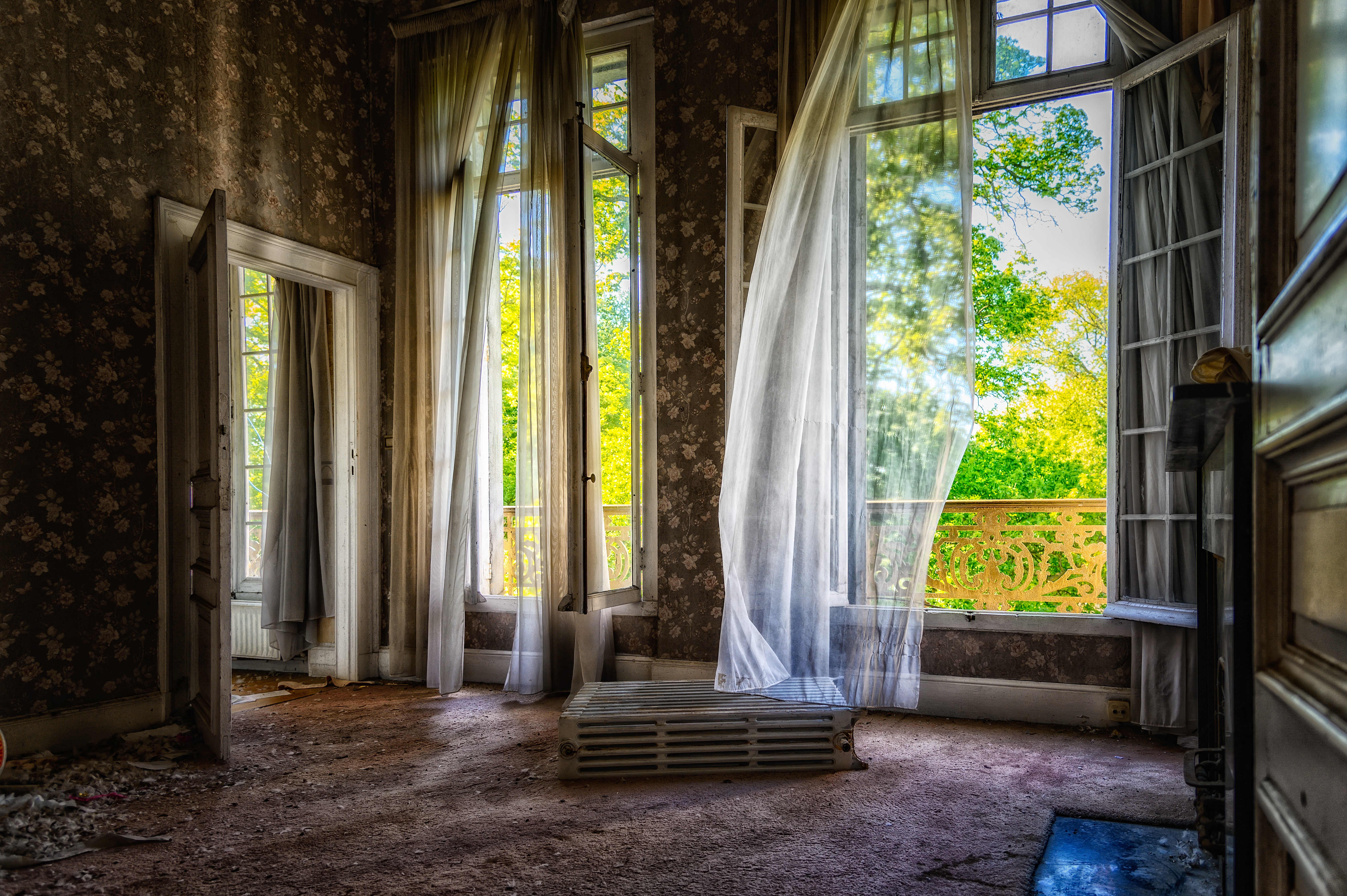 urbex cortinas casa abandonada