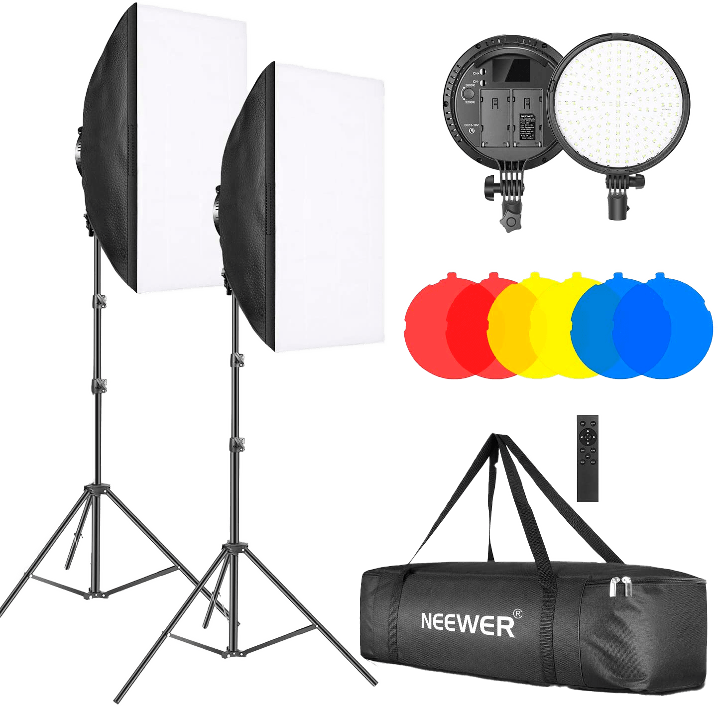 Kit de iluminación softbox