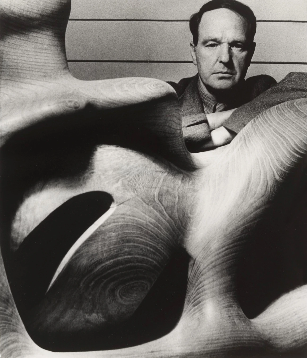 Brandt's portrait of Henry Moore