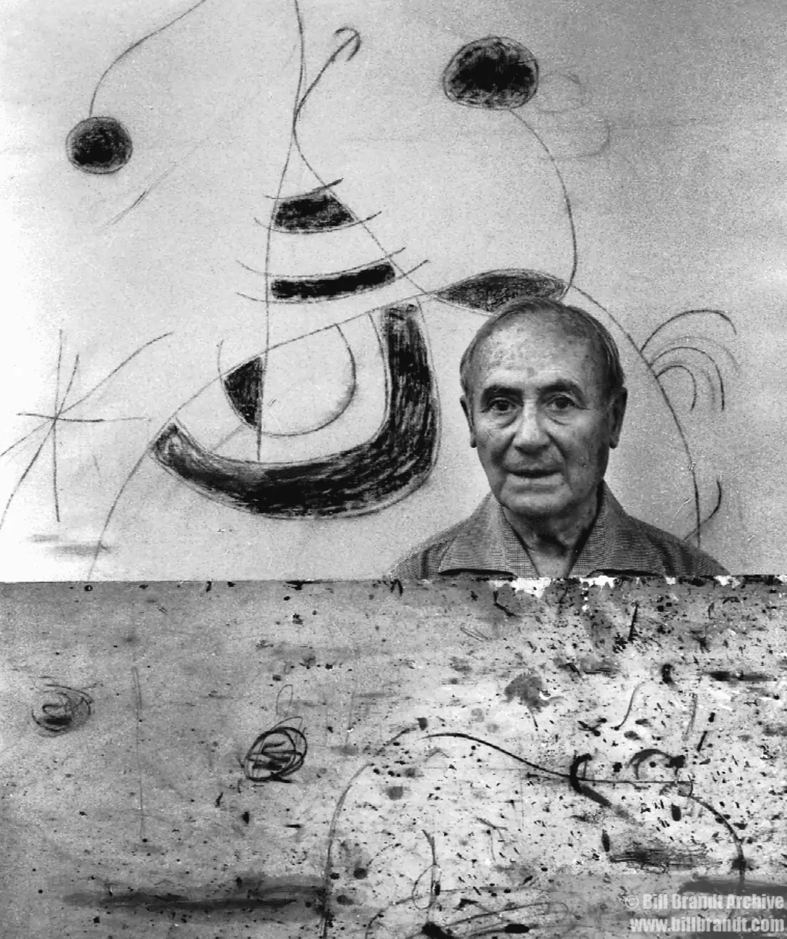 Miró portrayed by Bill Brandt