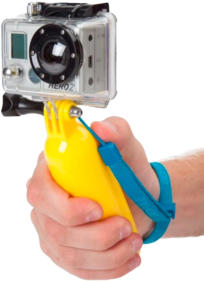 Palo selfie acuático para cámaras de acción