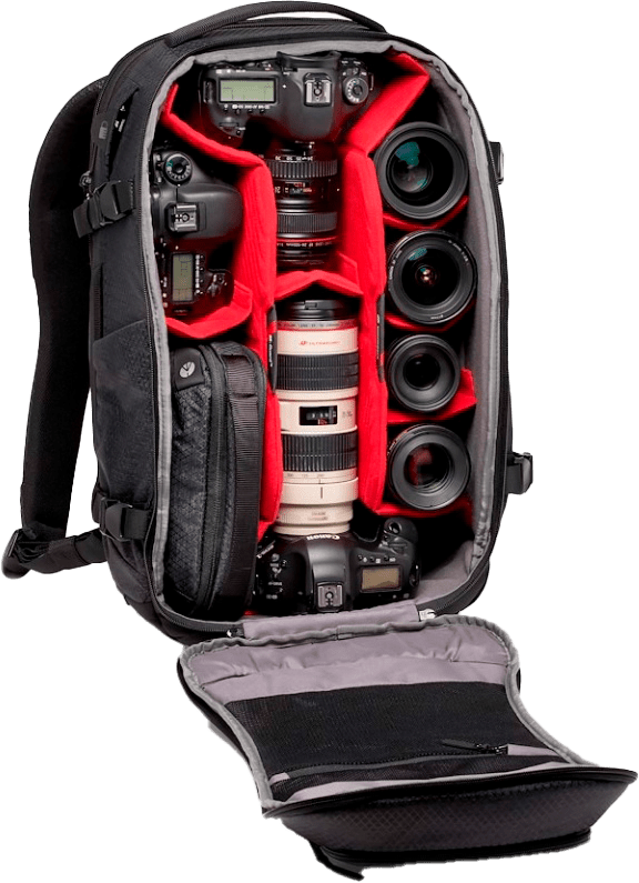 mochila manfrotto para fotografía y vídeo profesional