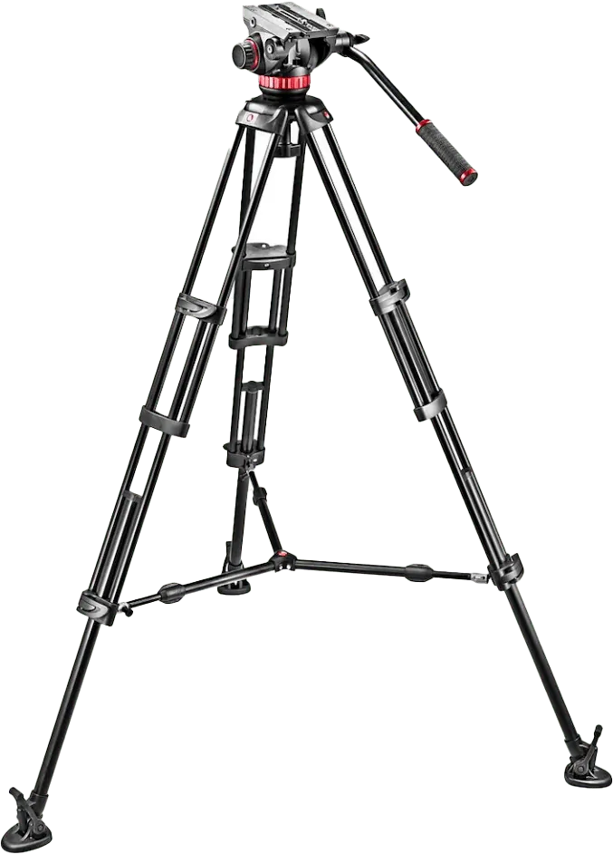 trípode manfrotto para vídeo profesional
