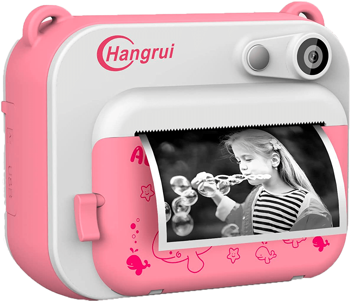 Cámara instantánea para niños pequeños y niñas, regalos de Navidad,  cumpleaños, pantalla de 2.0 pulgadas, cámara de video HD de 12MP / 1080P,  cámara