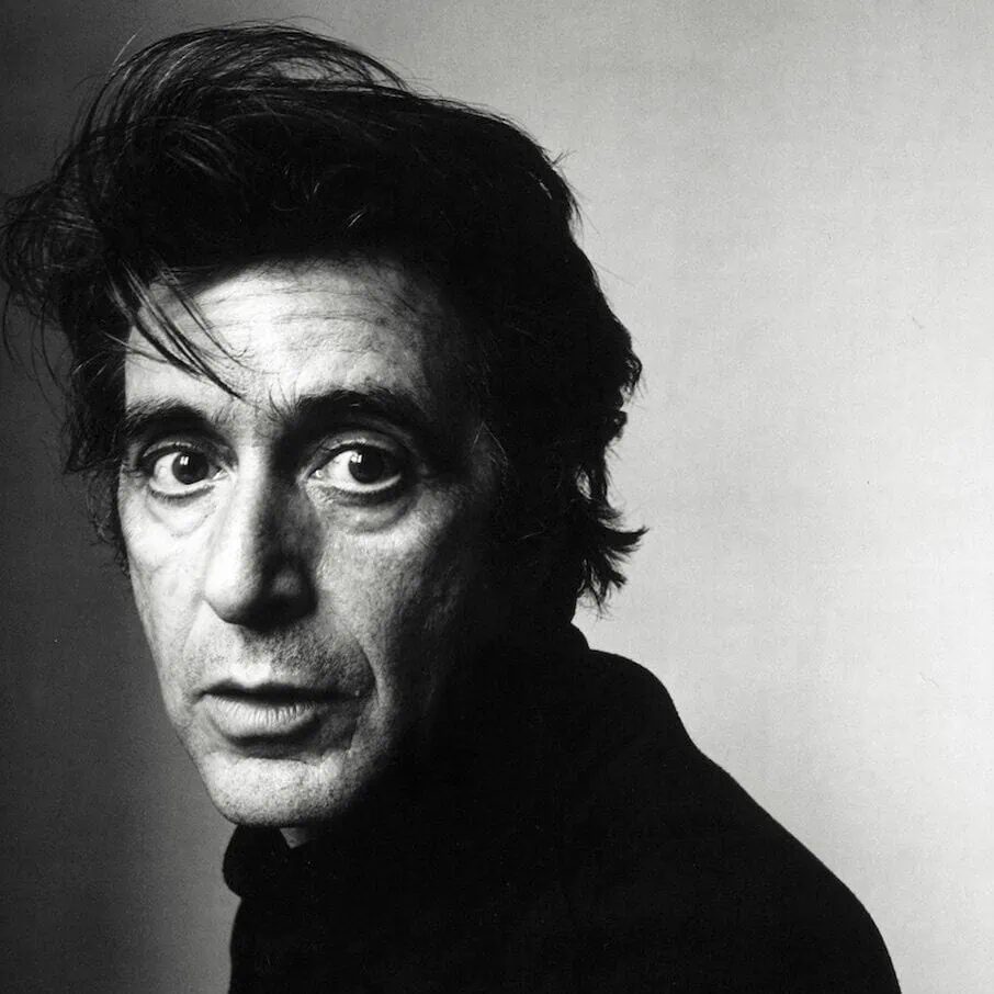 Al Pacino retratado por Irving Penn