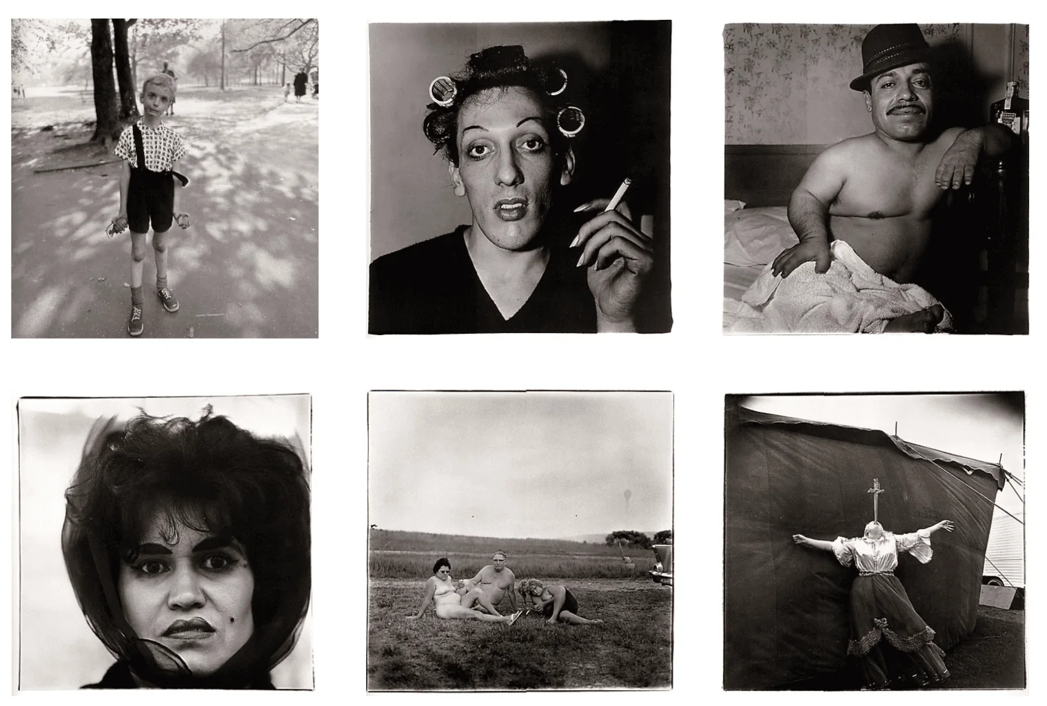 retratos de Diane Arbus