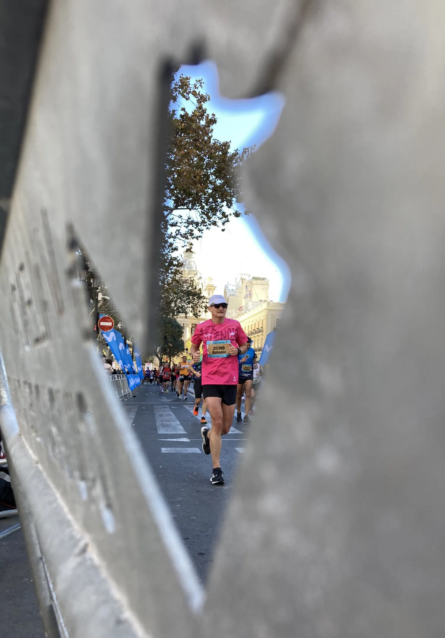 creatividad fotografiar maraton con móvil