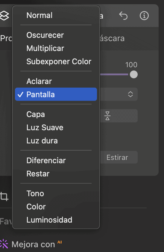 luminar neo doble exposición ajustes
