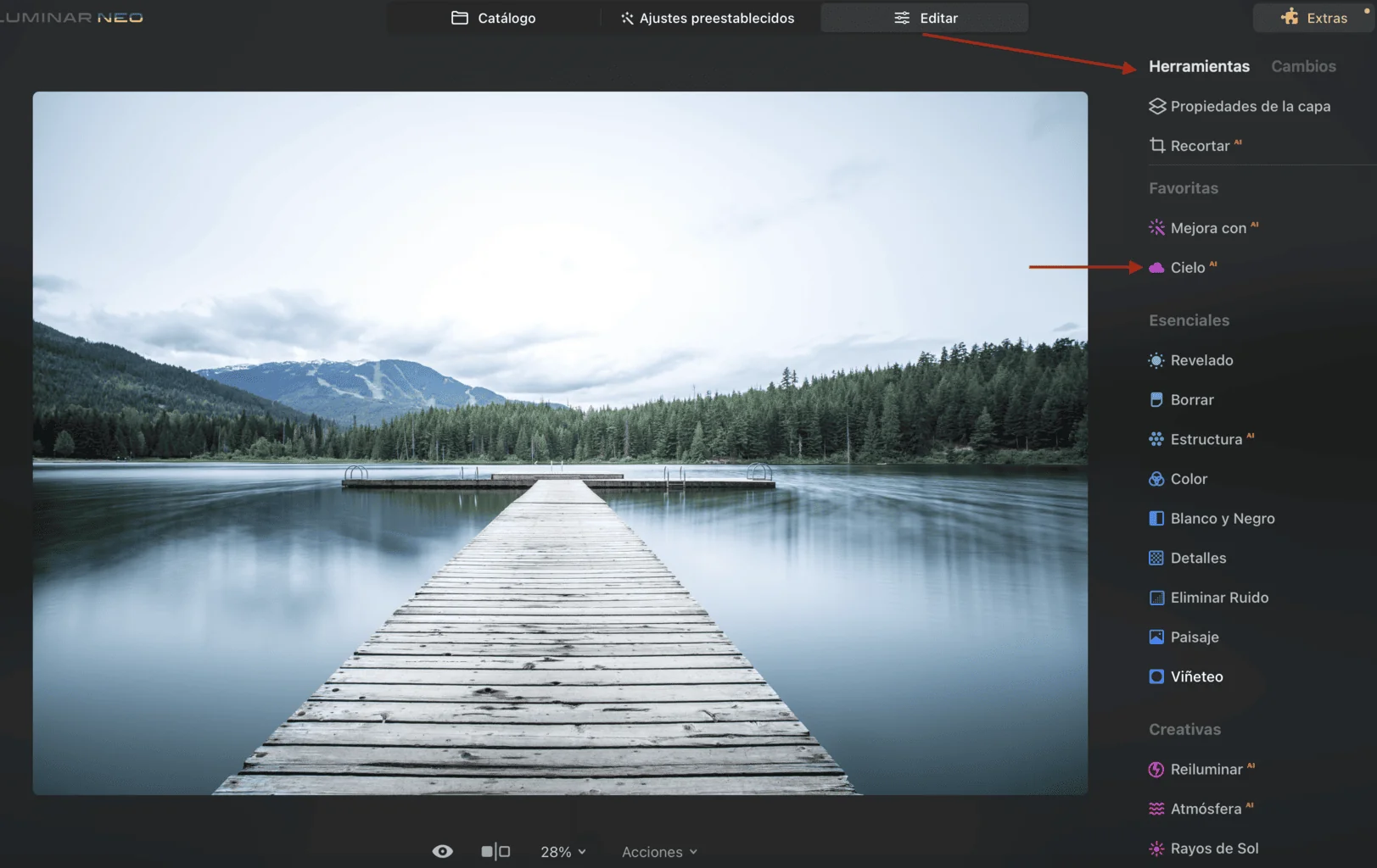 interface Luminar