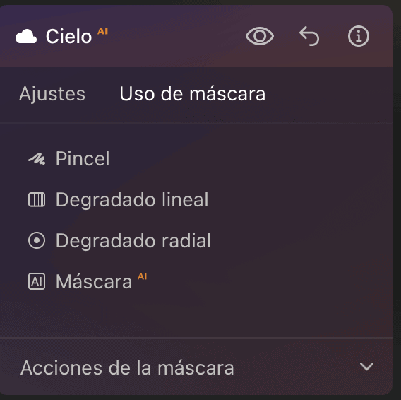 ajustes uso mascara mejorar cielo 