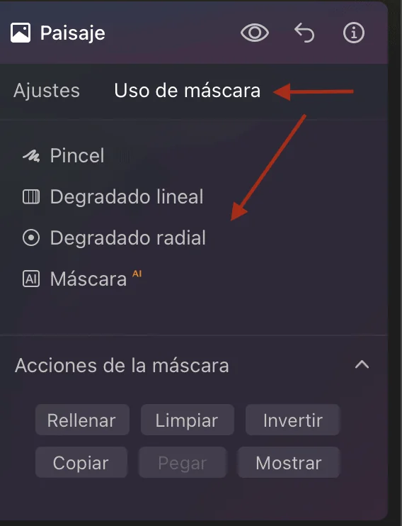 editar paisajes en luminar neo