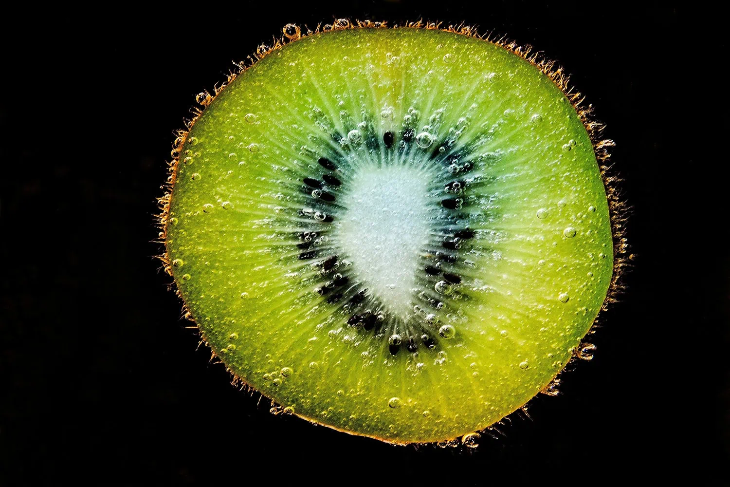 kiwi color verde intenso