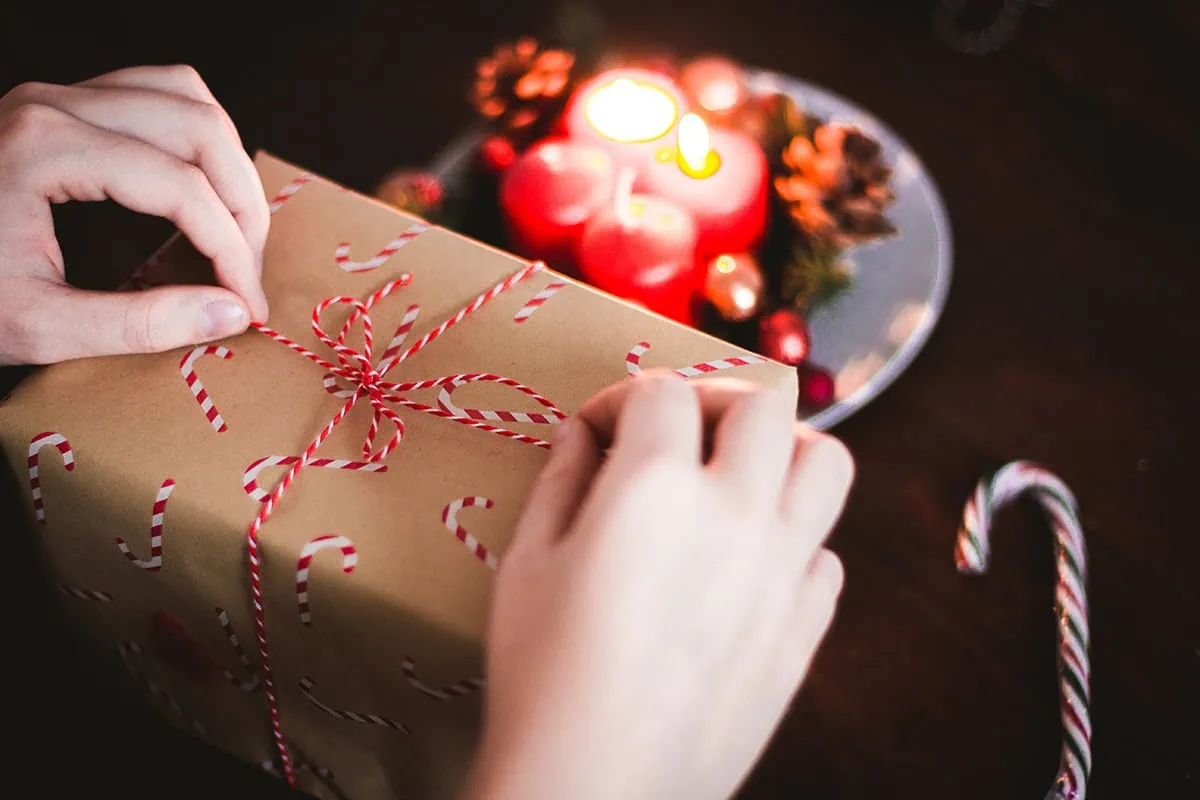 fotos navideñas creativas de regalos navideños