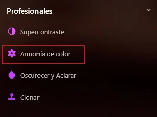Armonía de Color Luminar NEO