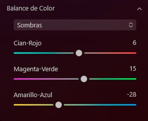 Armonía de Color, balance de color, Luminar NEO