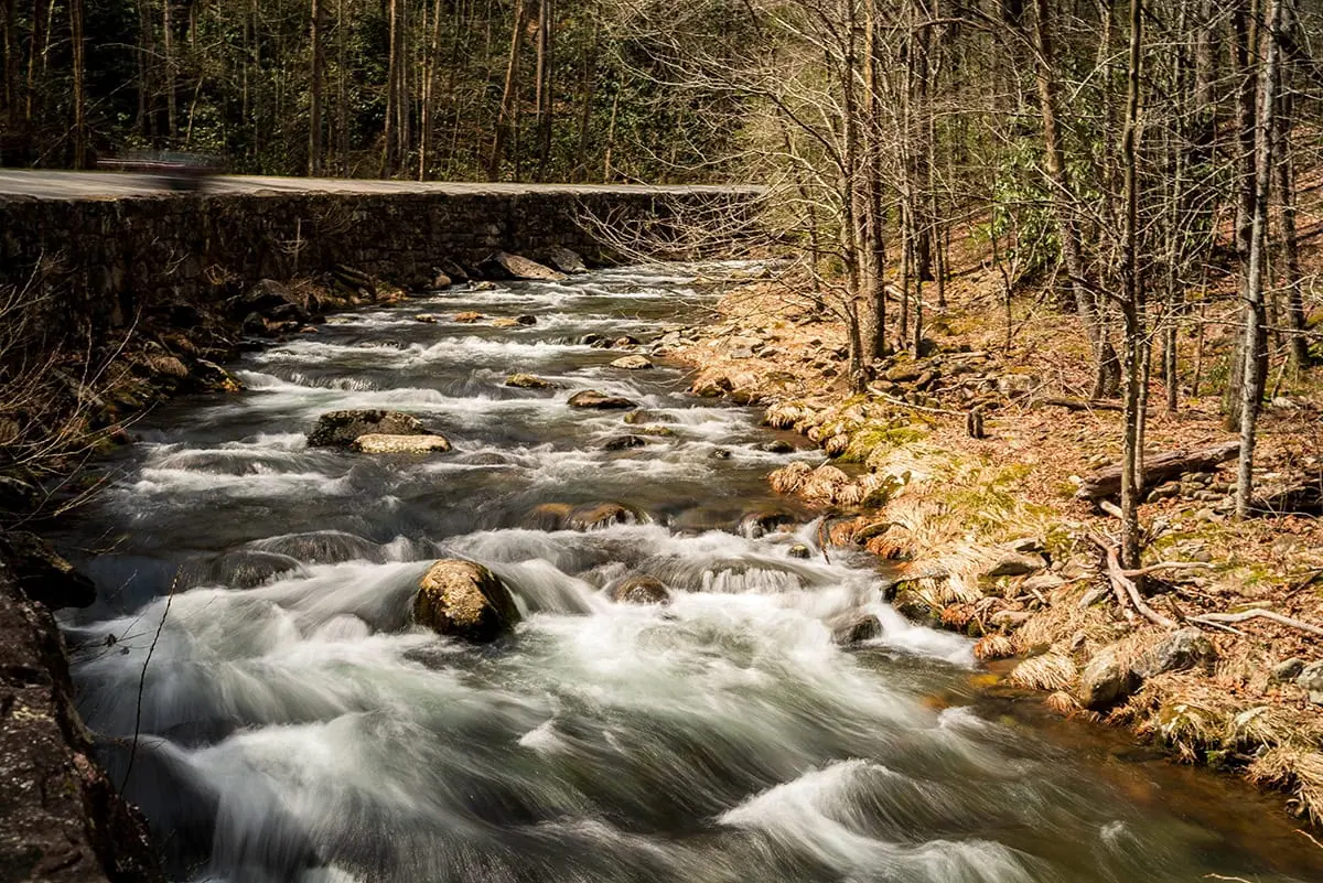 fotografía de paisaje efecto seda larga exposición