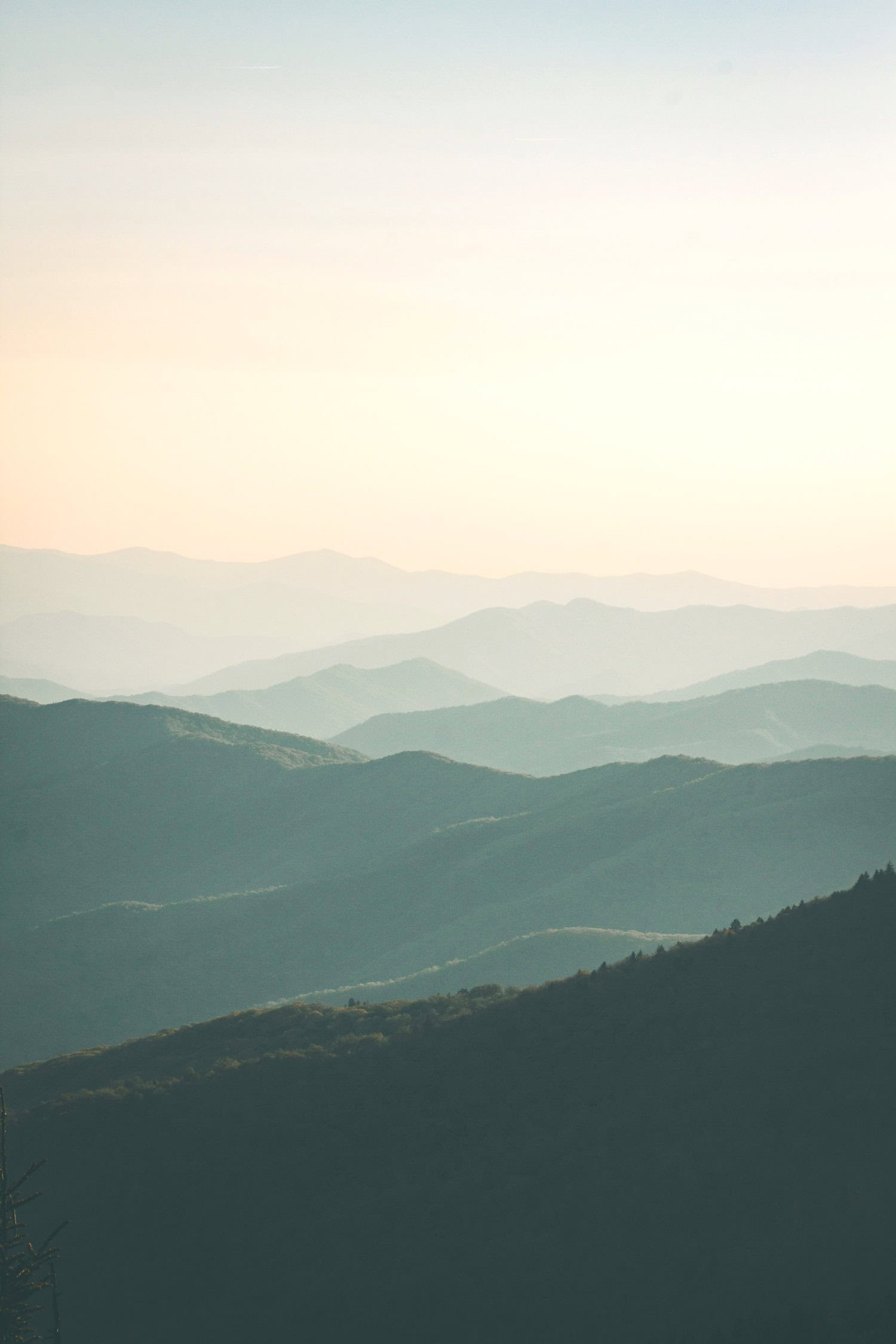 fotografía de paisaje sobrexpuesta