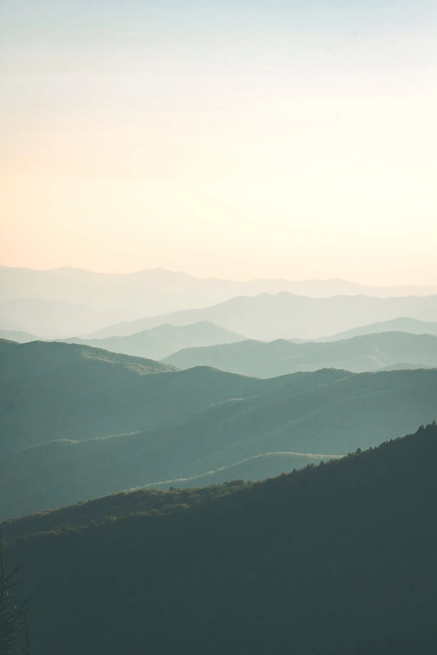 fotografía de paisaje sobrexpuesta