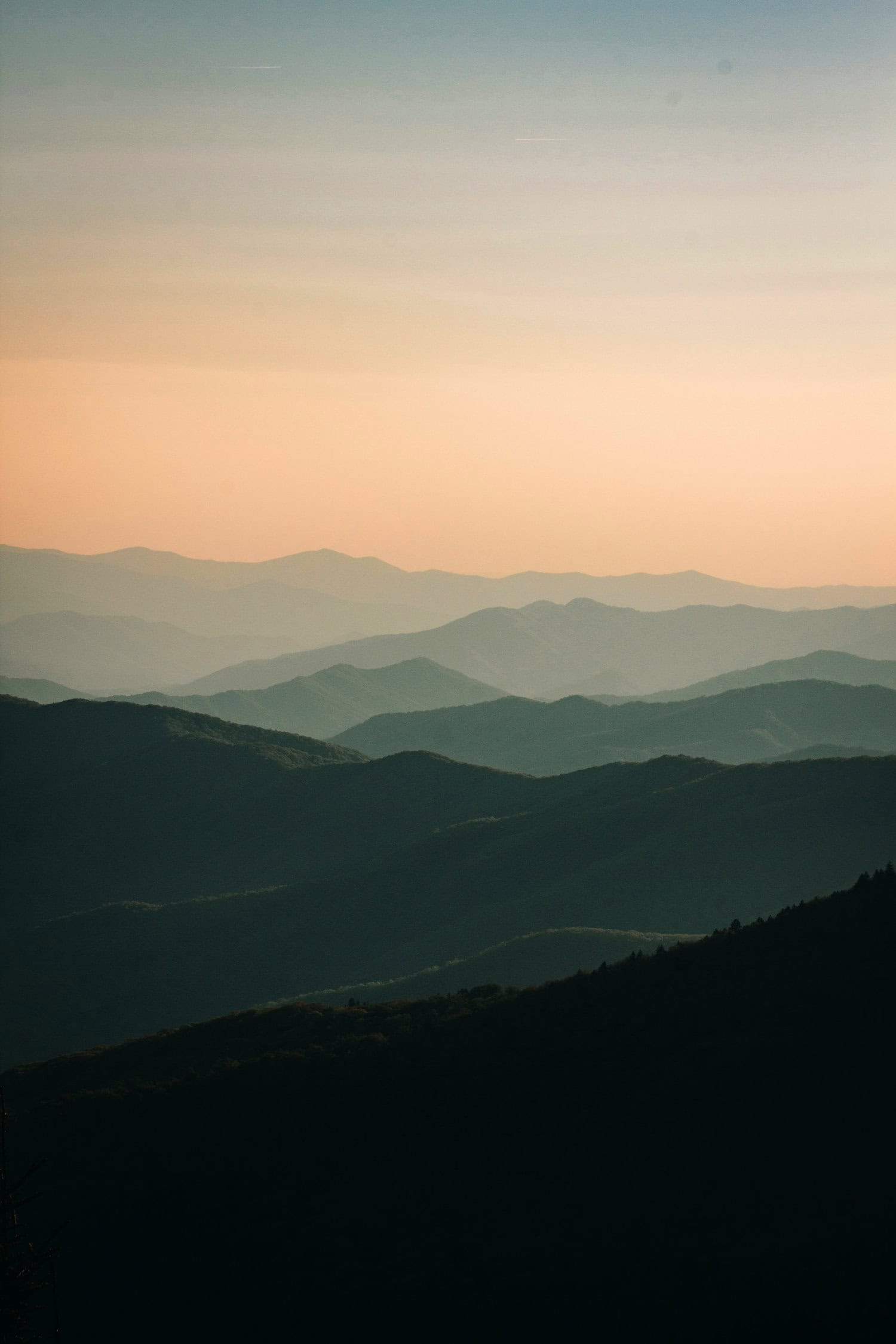 fotografía de paisaje subexpuesta