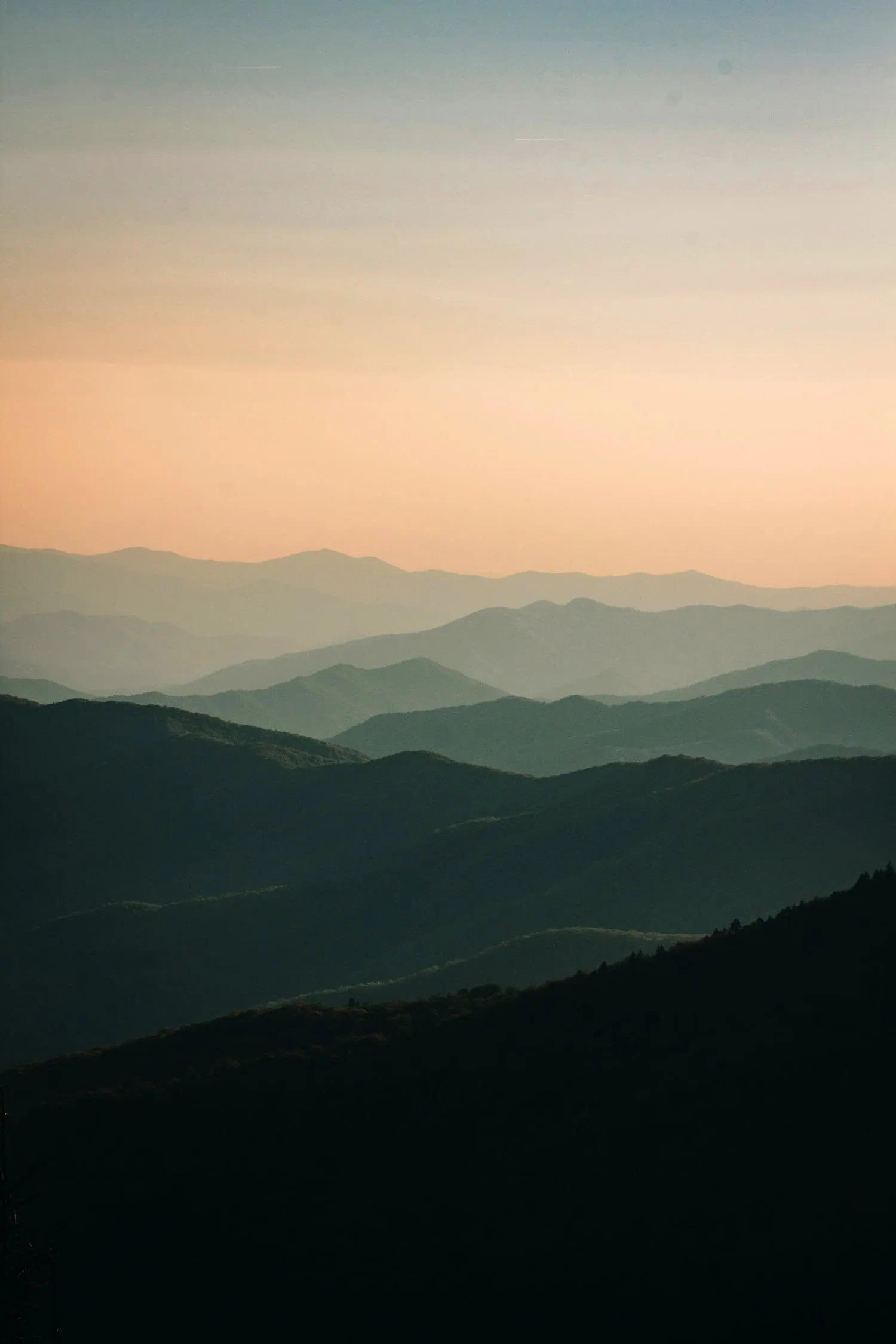 fotografía de paisaje subexpuesta