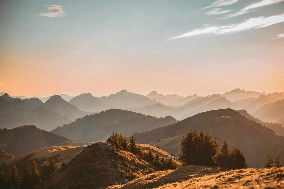 fotografía paisaje montañoso