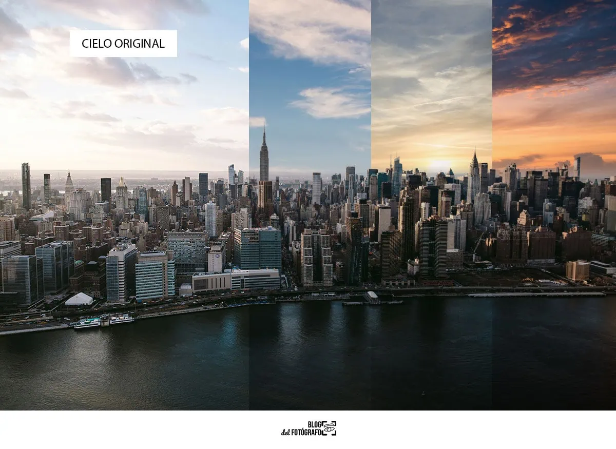 Edición de paisaje con cielos generativos mediante inteligencia artificial en Luminar NEO